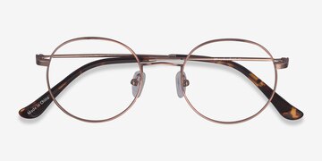 Rose Gold Streetwise -  Vintage Metal Eyeglasses