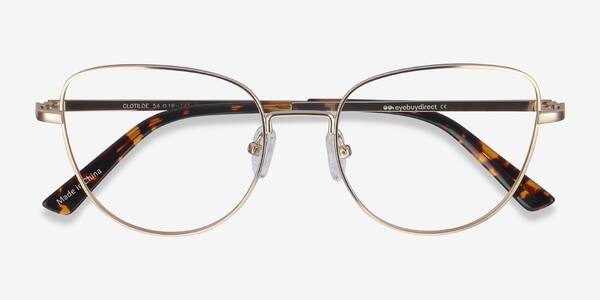Gold Clotilde -  Metal Eyeglasses