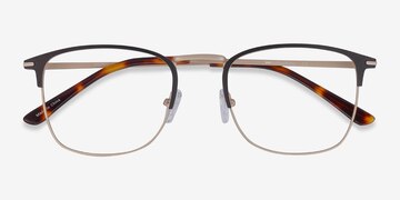 Black Gold Poppy -  Metal Eyeglasses