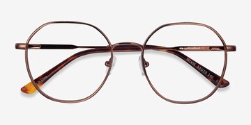 Brown Sylvie -  Metal Eyeglasses