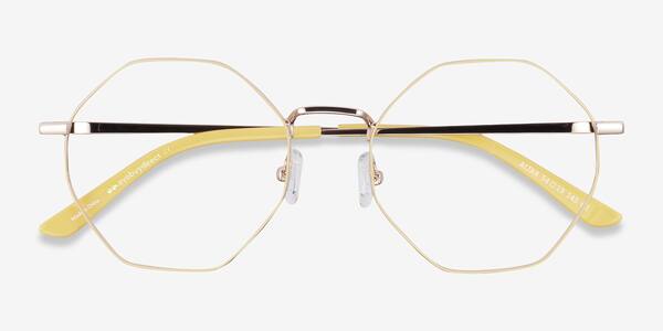 Yellow & Gold Altar -  Metal Eyeglasses