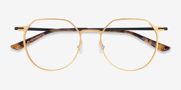 Gold & Black Alum -  Aluminium-alloy Lunettes de vue