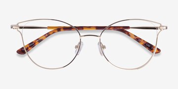 Light Gold Trance -  Metal Eyeglasses