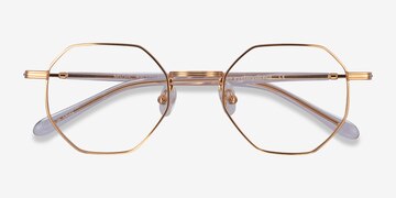 Gold Clear Music -  Metal Eyeglasses