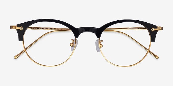 Black Irvin - Acetate-metal Eyeglasses Black Irvin - Acetate-metal Eyeglasses