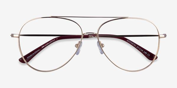 Gold Aesthetic -  Metal Eyeglasses