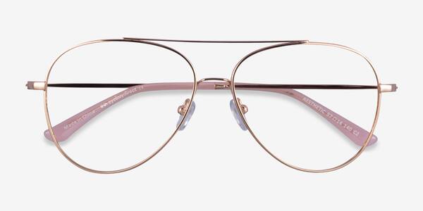 Rose Gold Aesthetic -  Metal Eyeglasses
