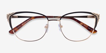 Black Gold Ines -  Metal Eyeglasses
