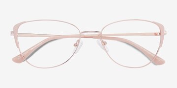 Gold Nude Operetta -  Metal Eyeglasses