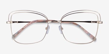 Gold Oscillate -  Metal Eyeglasses