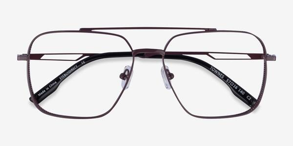 Brown Black Townes -  Métal Lunettes de vue