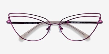 Purple Mila -  Metal Eyeglasses