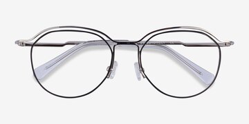Silver Black Duo -  Métal Lunettes de vue