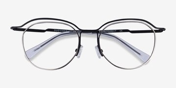 Black Silver Duo -  Metal Eyeglasses