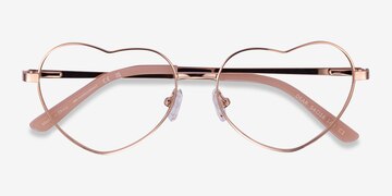 Shiny Rose Gold Dear -  Métal Lunettes de vue