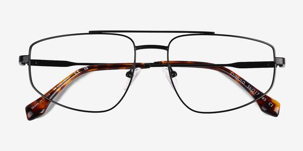 Matt Black Cumulo -  Metal Eyeglasses