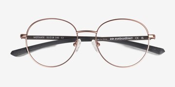Rose Gold Motivate -  Metal Eyeglasses