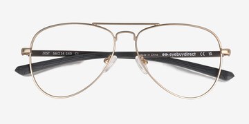 Matt Gold Zest -  Métal Lunettes de vue