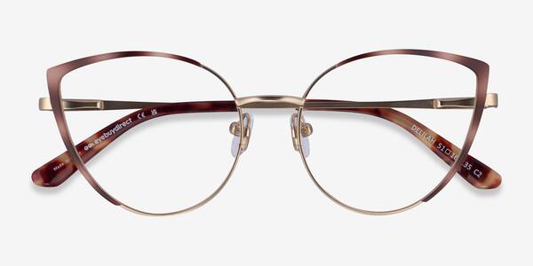 Matte Gold Tortoise Delilah -  Metal Eyeglasses