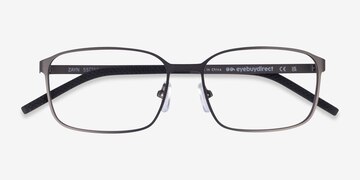Matte Gunmetal Zayn -  Metal Eyeglasses