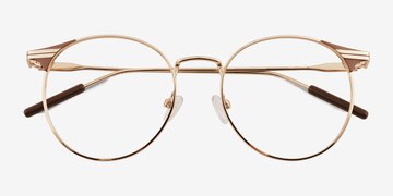 Gold Brown Mastery -  Métal Lunettes de vue