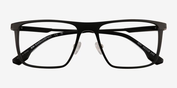 Matte Black Rev -  Aluminium-alloy Lunettes de vue