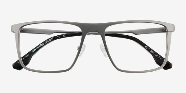 Matte Gunmetal Rev -  Aluminium-alloy Eyeglasses