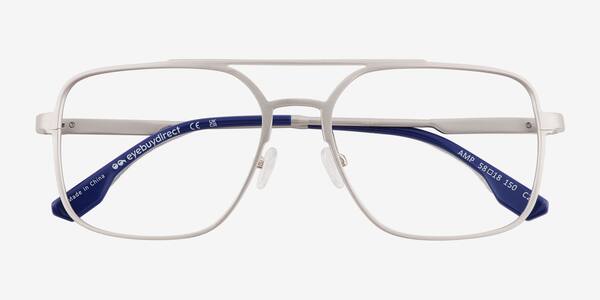 Matte Silver Amp -  Aluminium-alloy Lunettes de vue