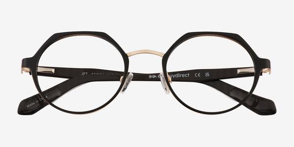 Black Gold Jet -  Metal Eyeglasses