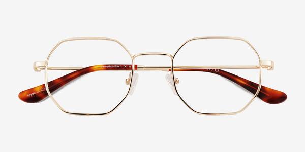 Shiny Golden Soar -  Metal Eyeglasses