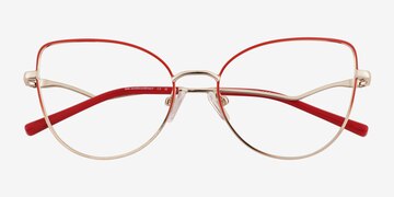 Red Gold Lee -  Metal Eyeglasses