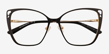 Noir Truly -  Métal Lunettes de vue