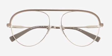 Gray Silver Kori -  Metal Eyeglasses