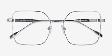 Argenté Durnan -  Métal Lunettes de vue