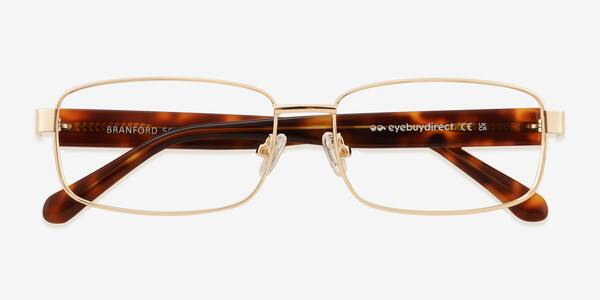Gold Branford -  Acetate-metal Eyeglasses
