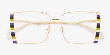 Gold Stay True -  Metal Eyeglasses