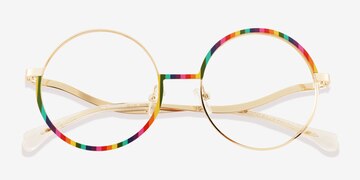 Gold Love More -  Metal Eyeglasses