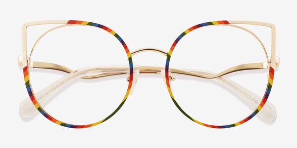 Rainbow Gold Free Spirit -  Metal Eyeglasses