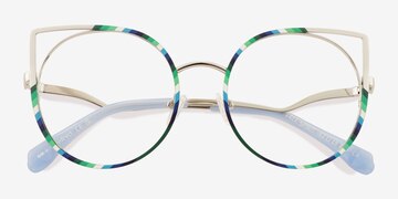 Multicolor Silver Free Spirit -  Metal Eyeglasses