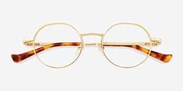 Gold Danbury -  Metal Eyeglasses