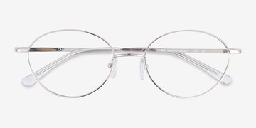 Silver Carey -  Metal Eyeglasses