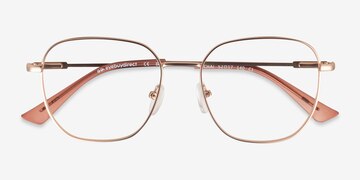 Rose Gold Chai -  Metal Eyeglasses