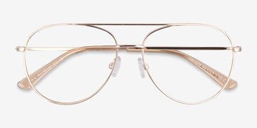 Gold Devon -  Metal Eyeglasses