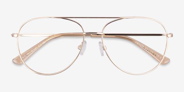 Gold Devon -  Metal Eyeglasses