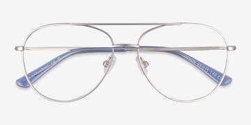 Silver Devon -  Metal Eyeglasses