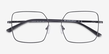 Black Laken -  Metal Eyeglasses