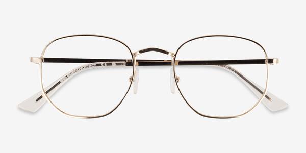 Gold Clear Brooks -  Metal Eyeglasses
