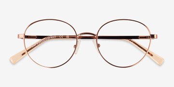 Rose Gold Dallas -  Metal Eyeglasses