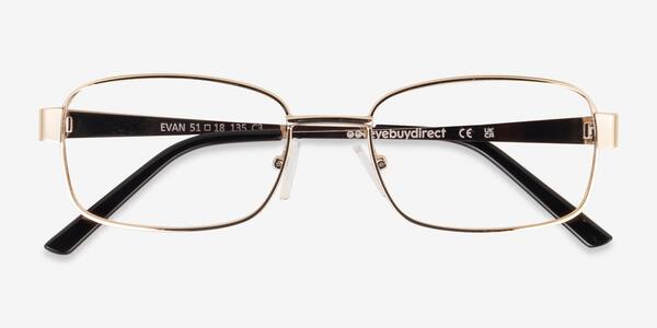 Gold Evan -  Metal Eyeglasses