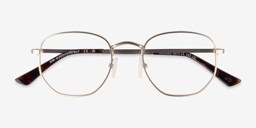 Gold Brooks -  Metal Eyeglasses